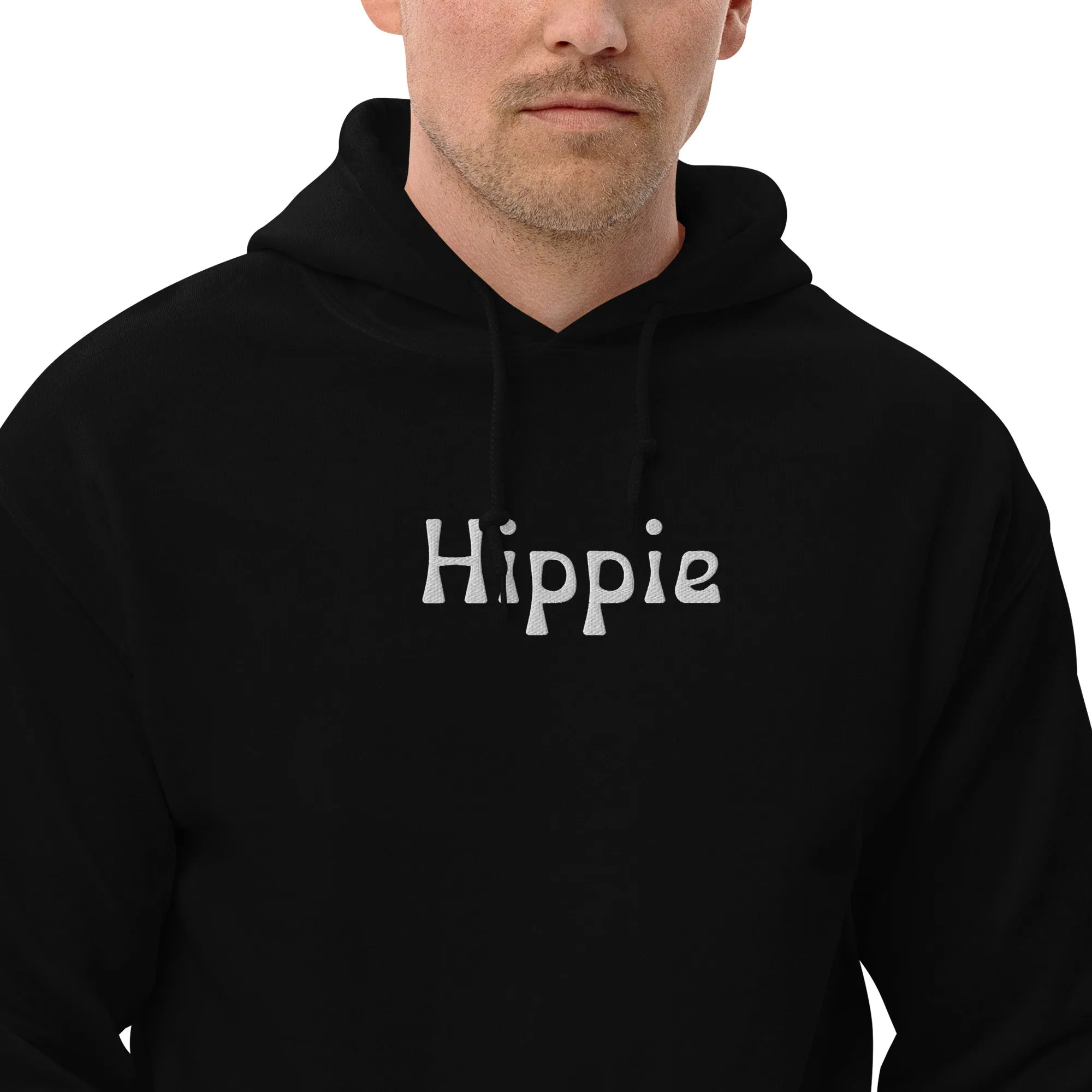 Hippie Embroidered Eco Hoodie
