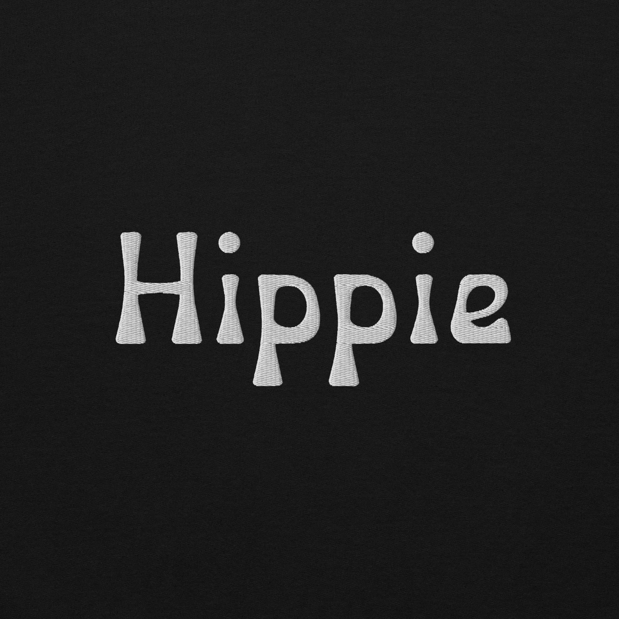 Hippie Embroidered Eco Hoodie