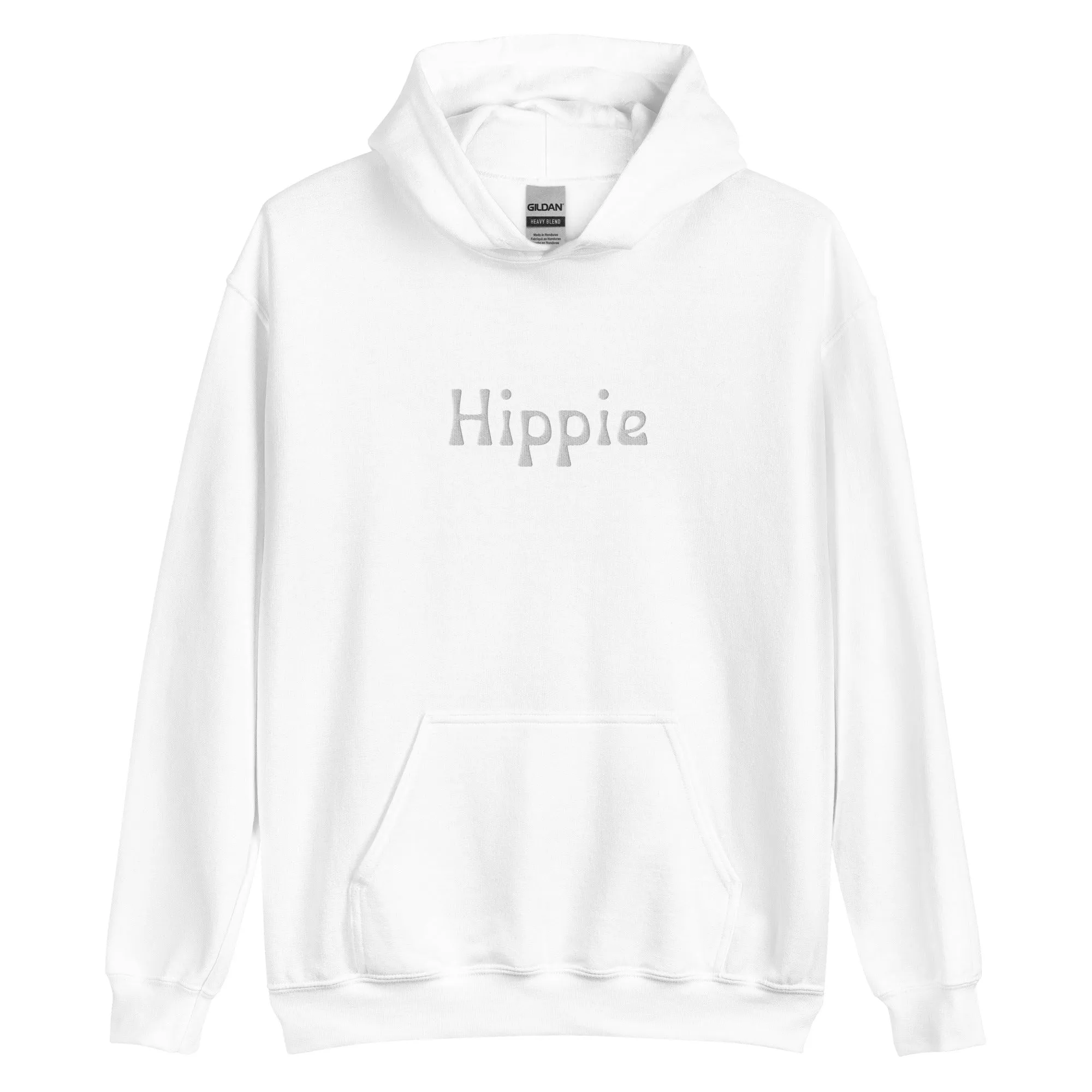 Hippie Embroidered Eco Hoodie