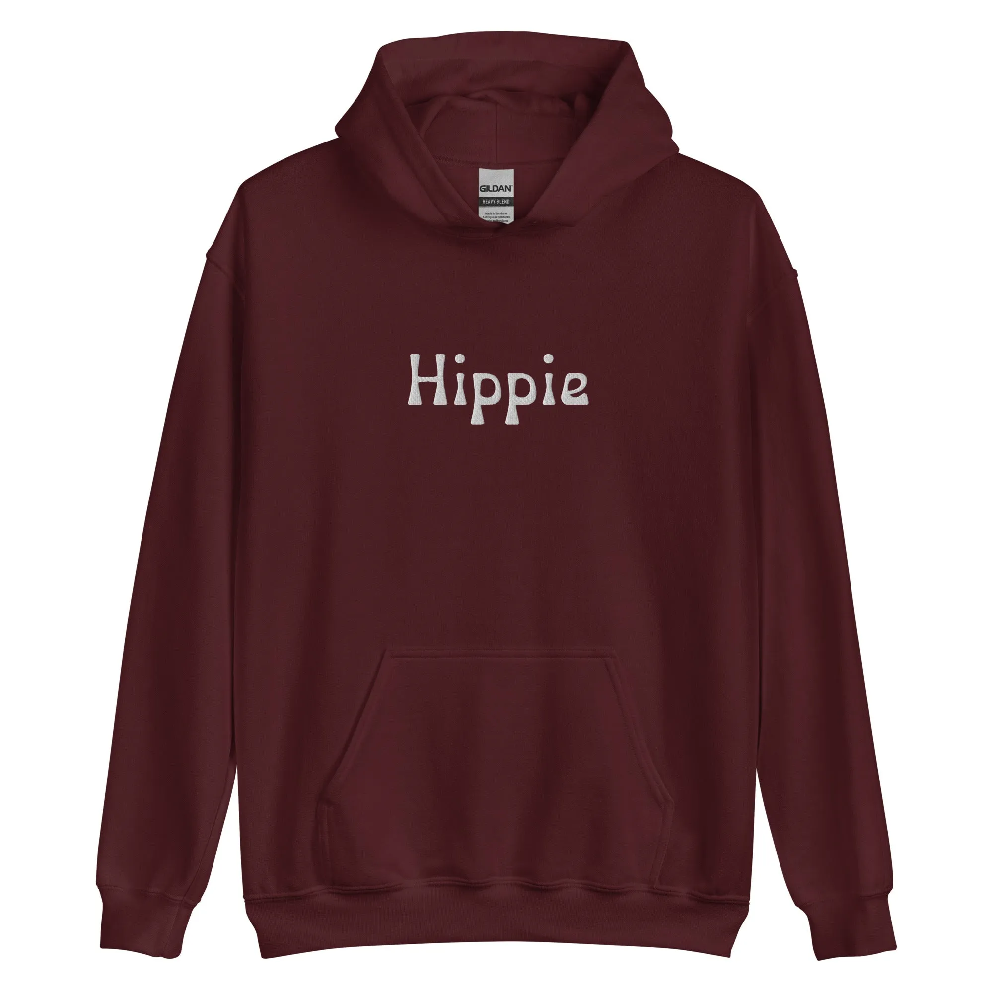 Hippie Embroidered Eco Hoodie