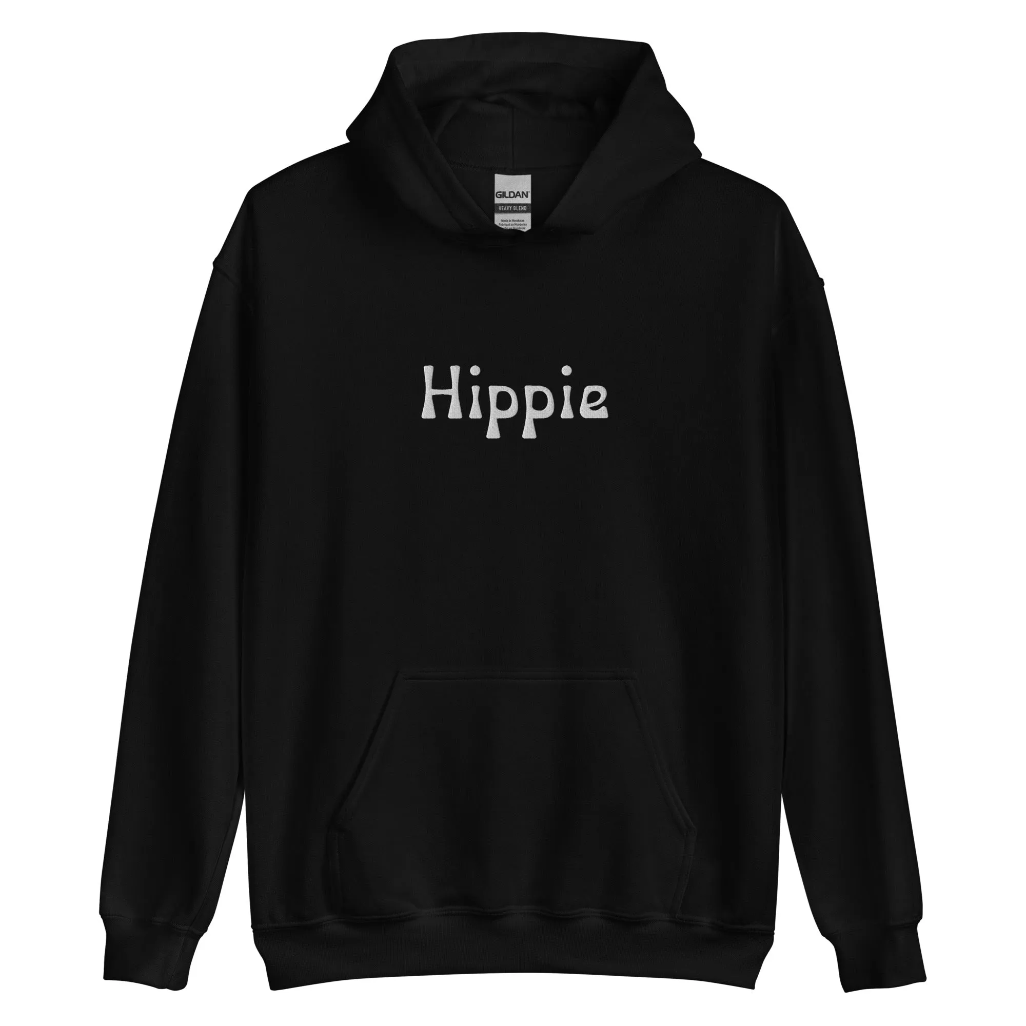Hippie Embroidered Eco Hoodie