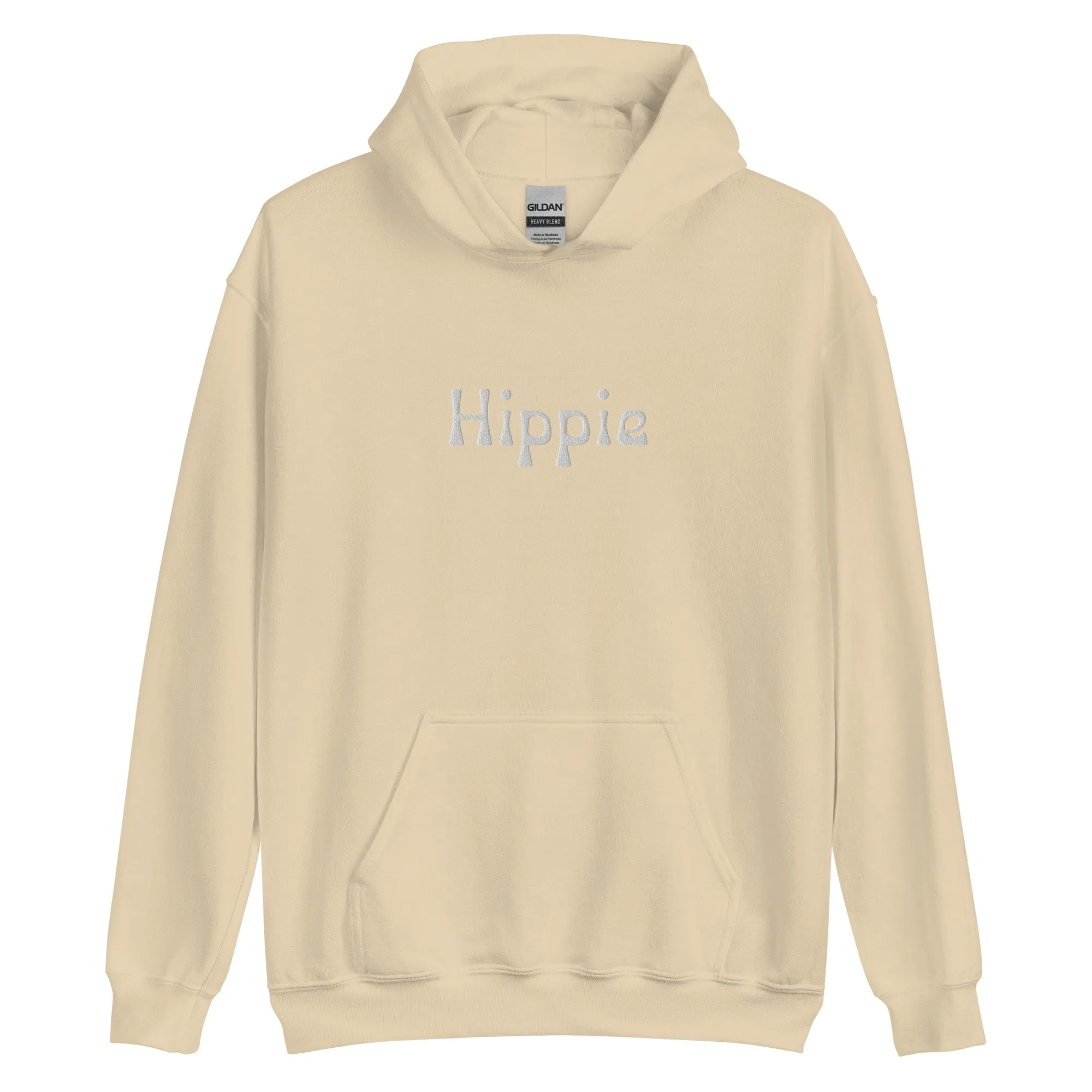 Hippie Embroidered Eco Hoodie