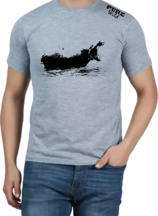 Hippo T-Shirt For A Real Man