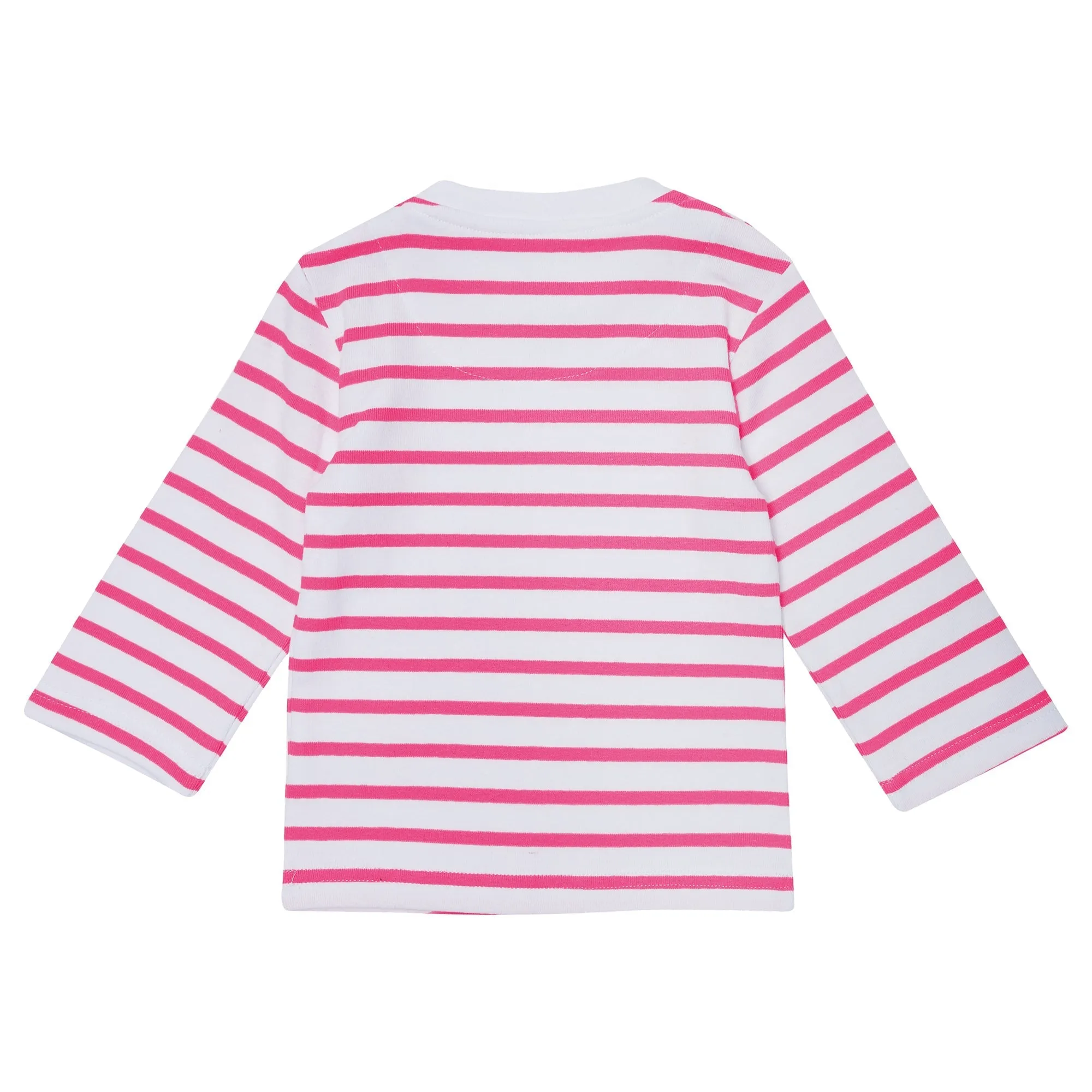 Hot Pink Breton Stripe Top