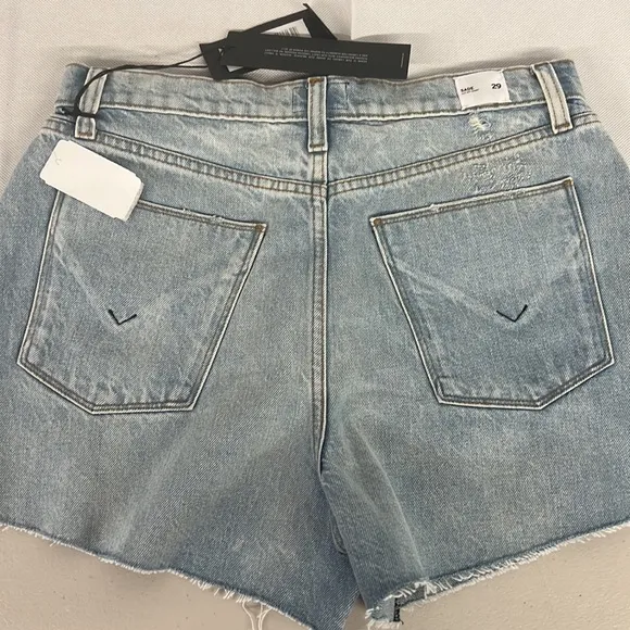 Hudson Denim Sade Embroidered Shorts Size 25 Butterfly Distressed Cut Off 29 8