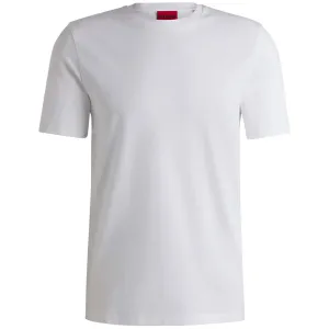 HUGO DIMERSTEE MERCERISED COTTON PIQUÉ T-SHIRT