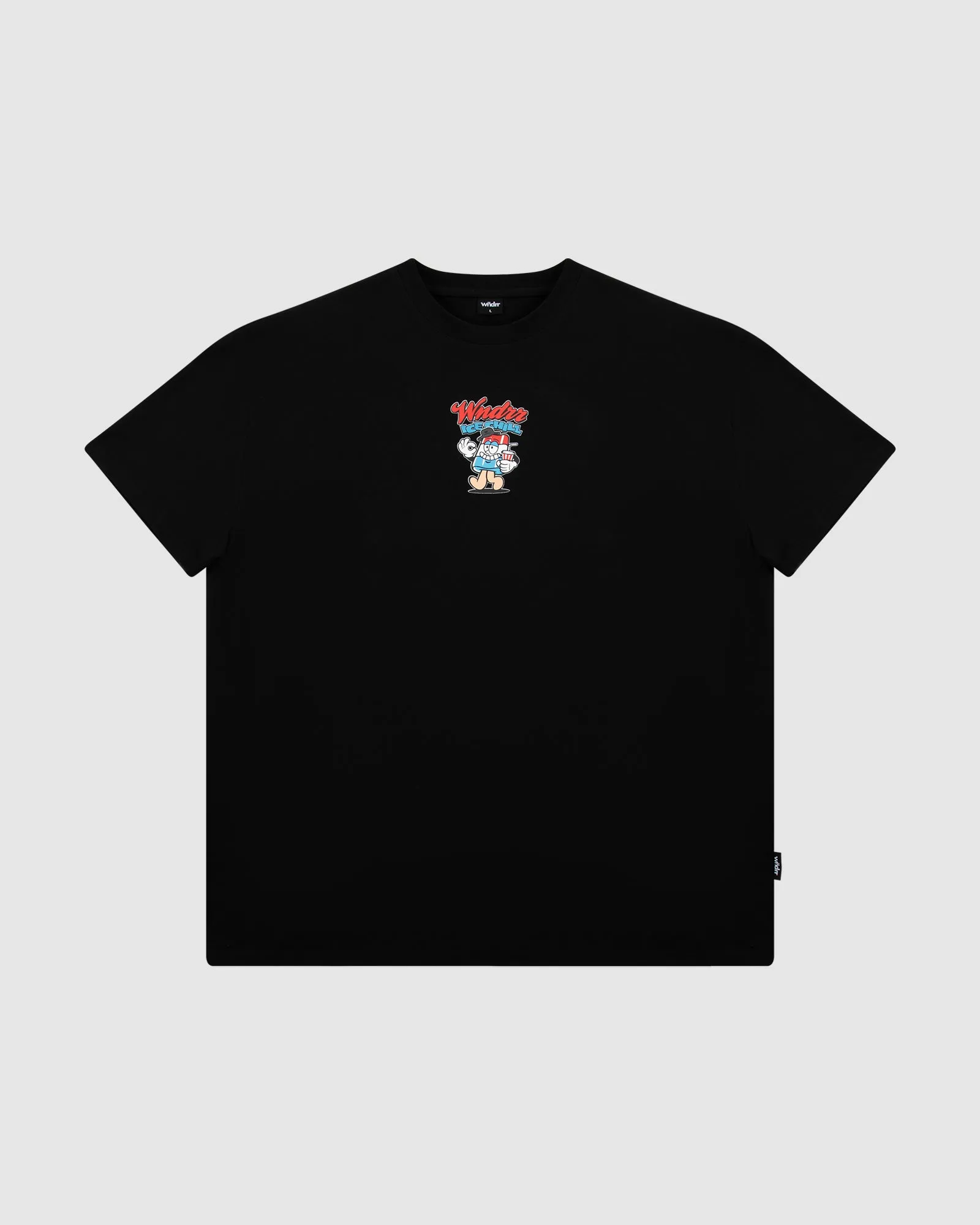 ICE POP BOX FIT TEE - BLACK