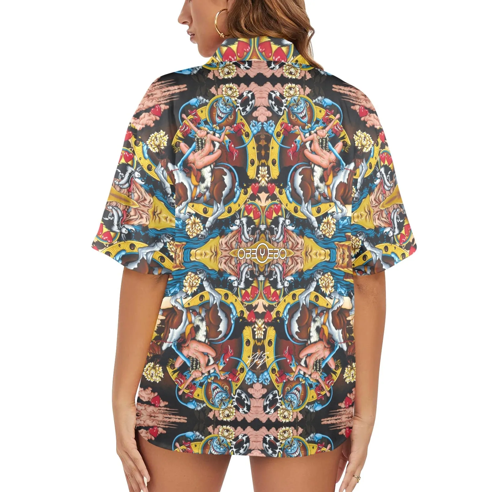 If You See The Buddha... Women's Hawaiian Shirt