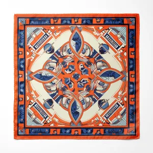 INDIAN VINTAGE SILK POCKET SQUARE