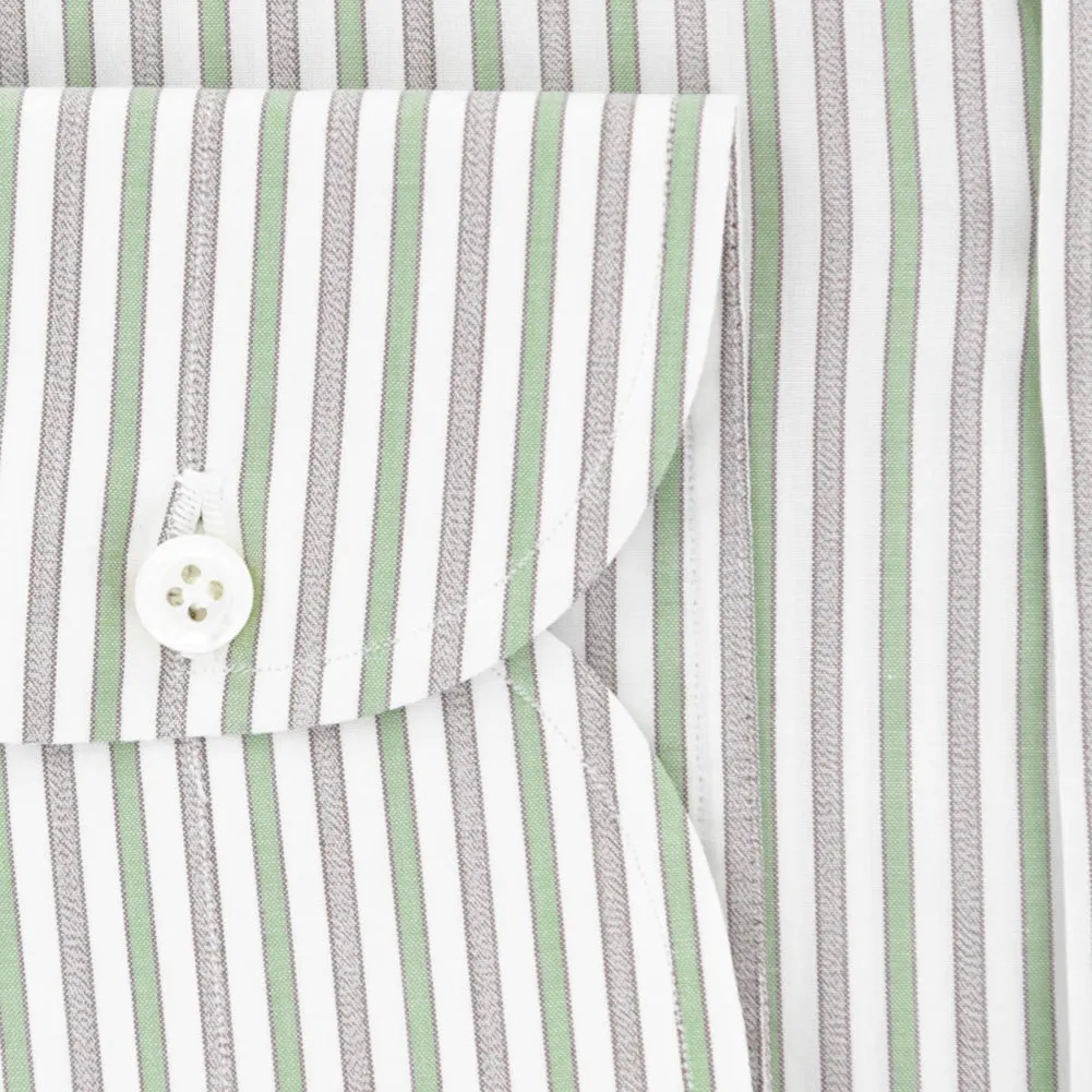 Isaia Green Shirt - Slim