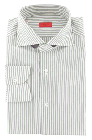 Isaia Green Shirt - Slim
