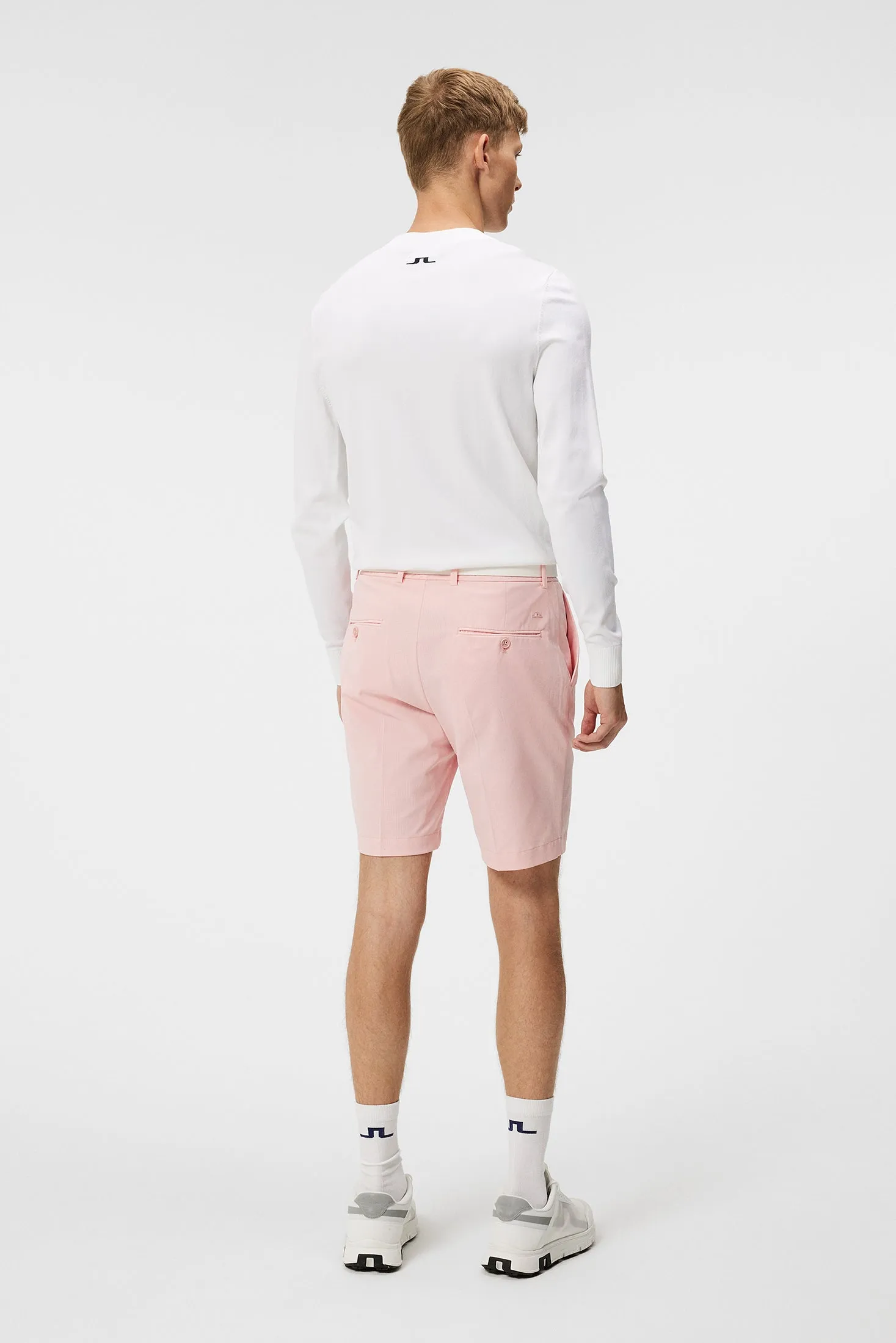 J.Lindeberg Mens Vent Tight Shorts - Powder Pink