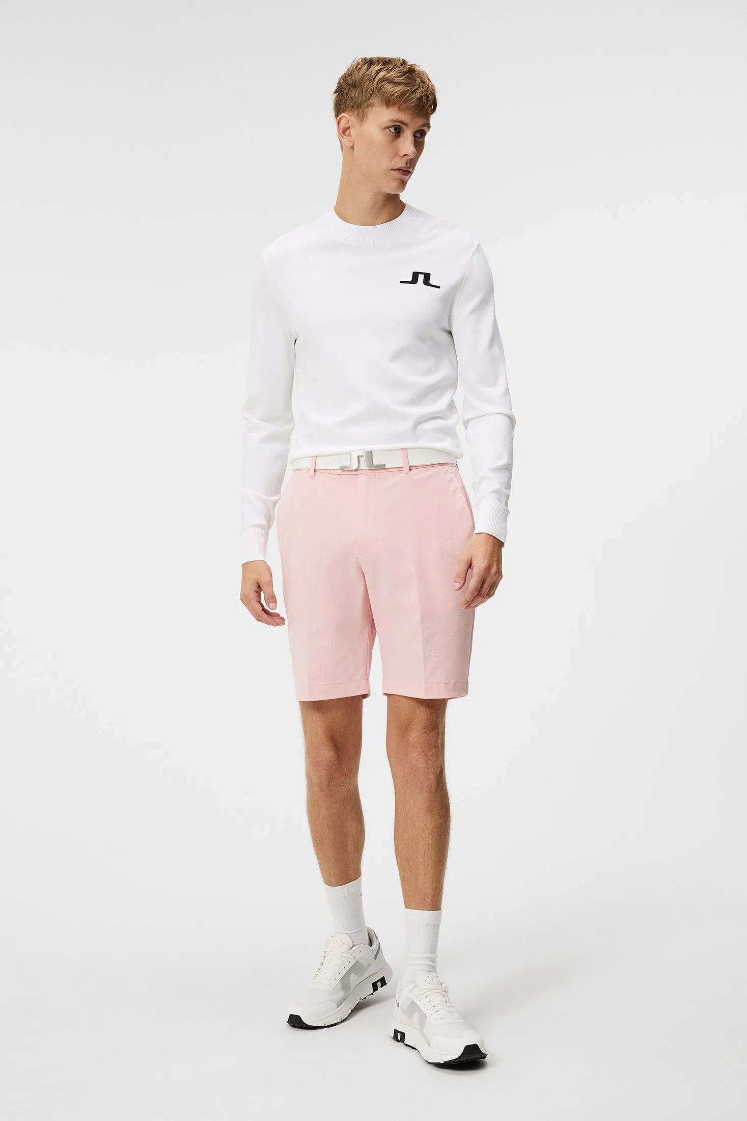 J.Lindeberg Mens Vent Tight Shorts - Powder Pink