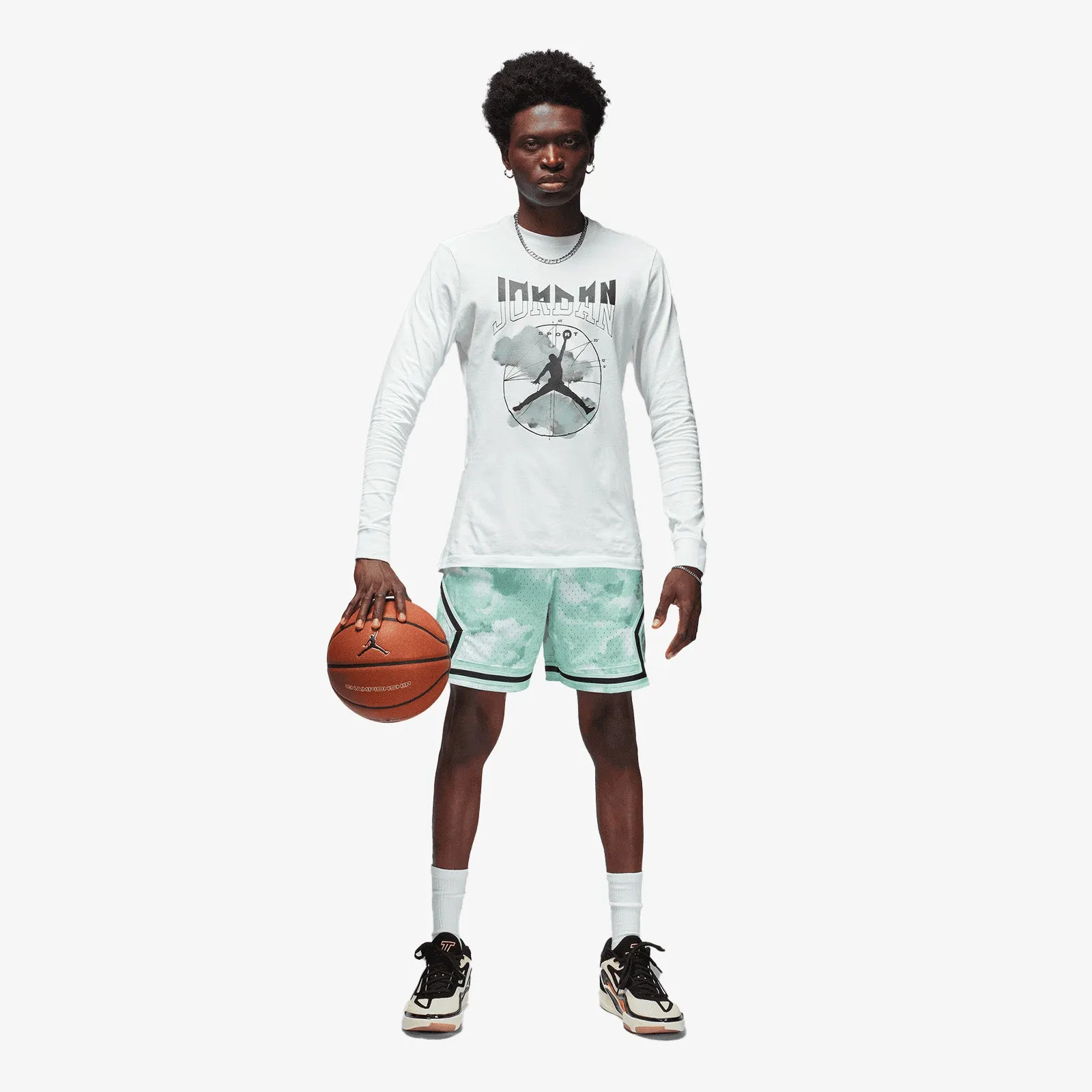 Jordan Sport Dri-FIT AOP Diamond Shorts - Jade Ice