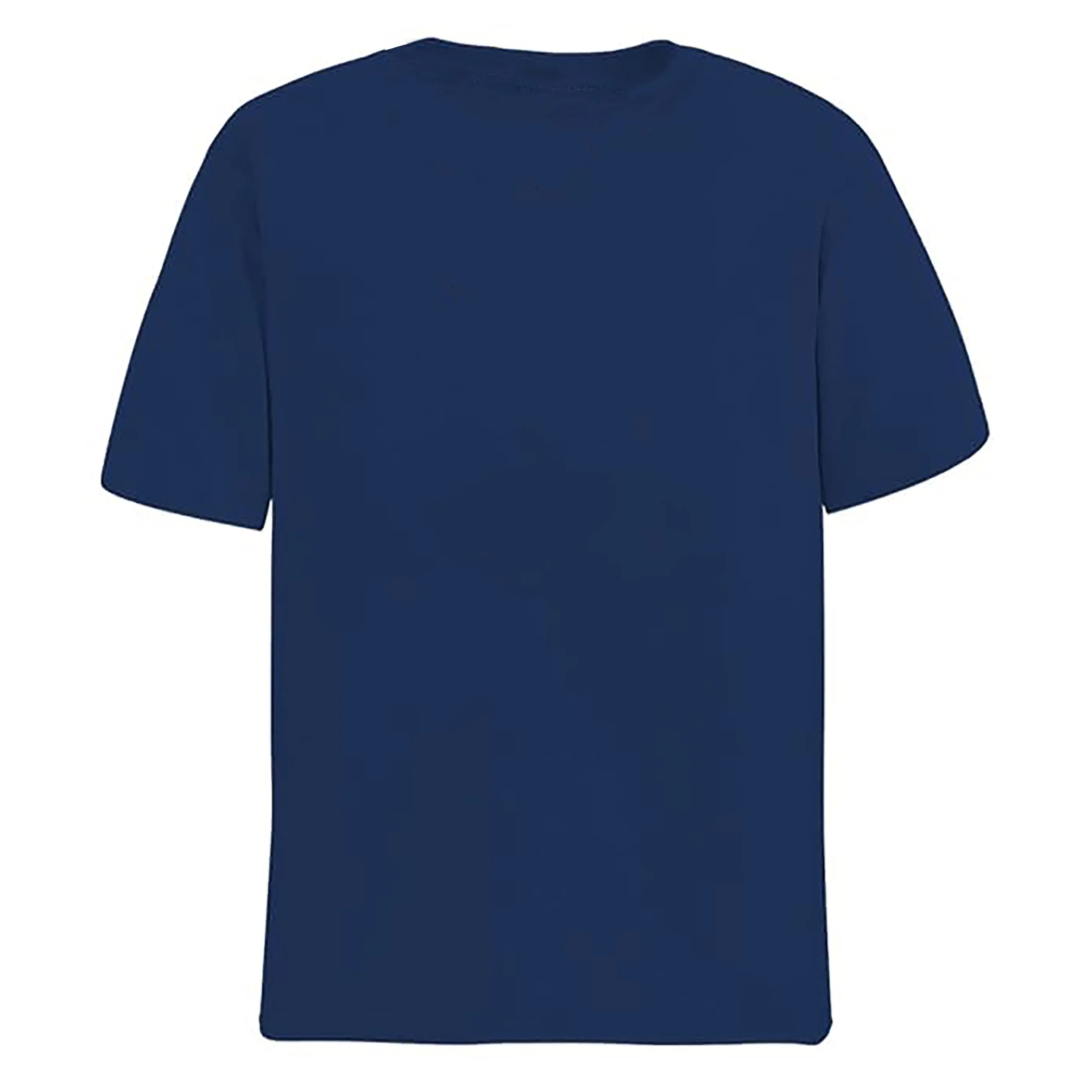 KART BLACK Men's Plus Size Navy Color Tshirts | Regular Fit Round Neck Cotton Tshirts | NVY-MORE SPACE
