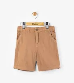 Khaki Twill Shorts by Hatley