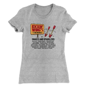 Kickin' Wing's Fireworks Women's T-Shirt