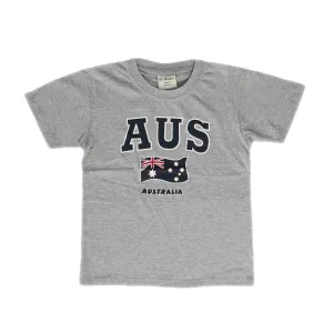 Kids T-Shirt AUS Flag Dark Grey 8