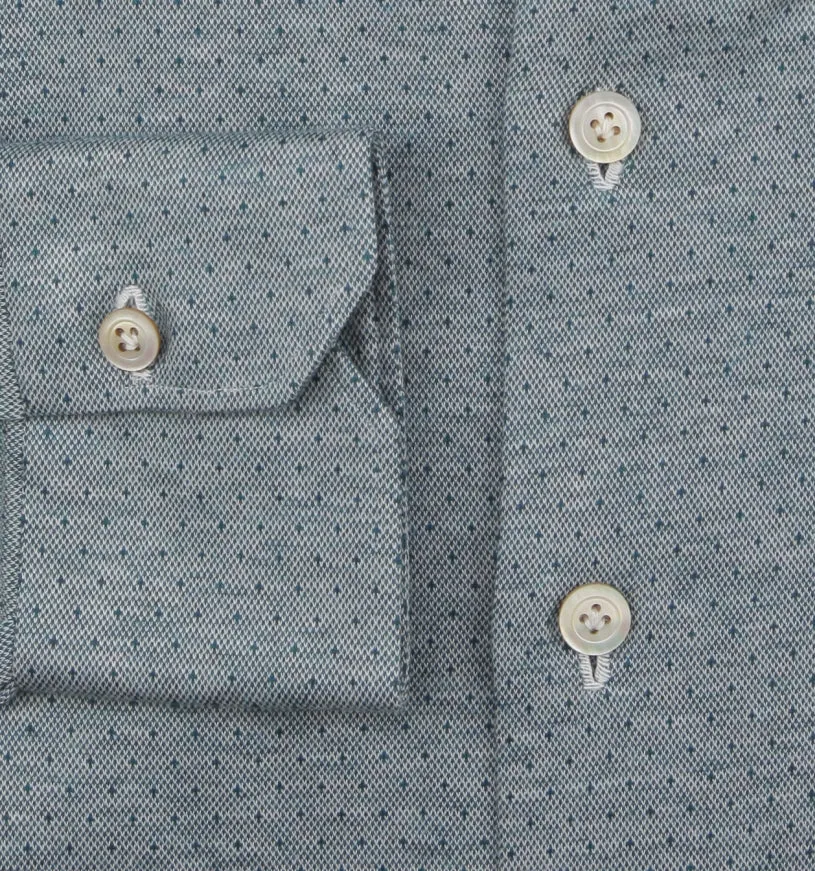 Kiton Blue Shirt - Slim