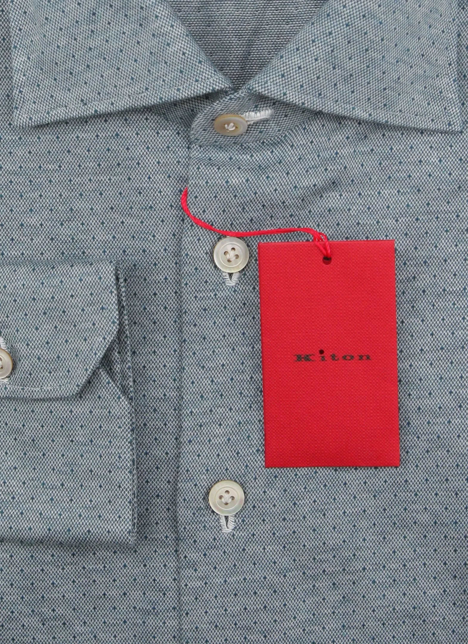 Kiton Blue Shirt - Slim