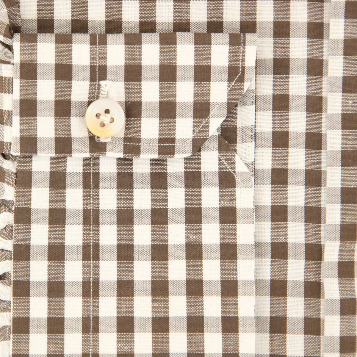 Kiton Brown Shirt - Slim