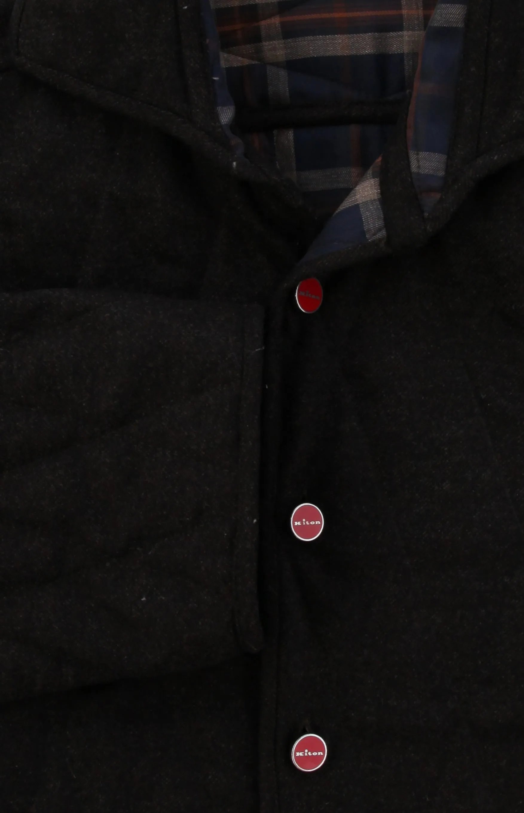 Kiton Dark Brown Overshirt - Slim