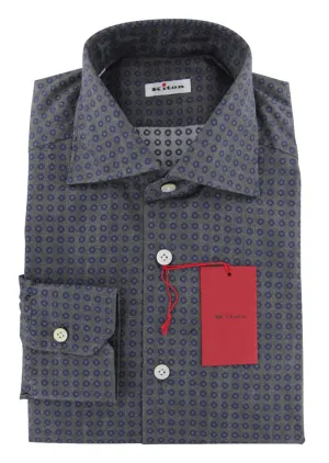 Kiton Dark Gray Shirt - Slim