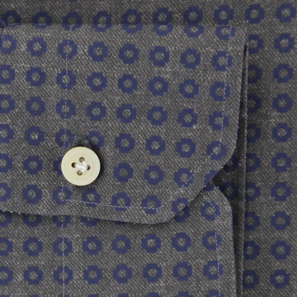 Kiton Dark Gray Shirt - Slim