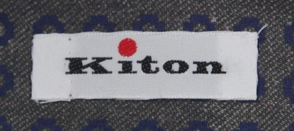 Kiton Dark Gray Shirt - Slim