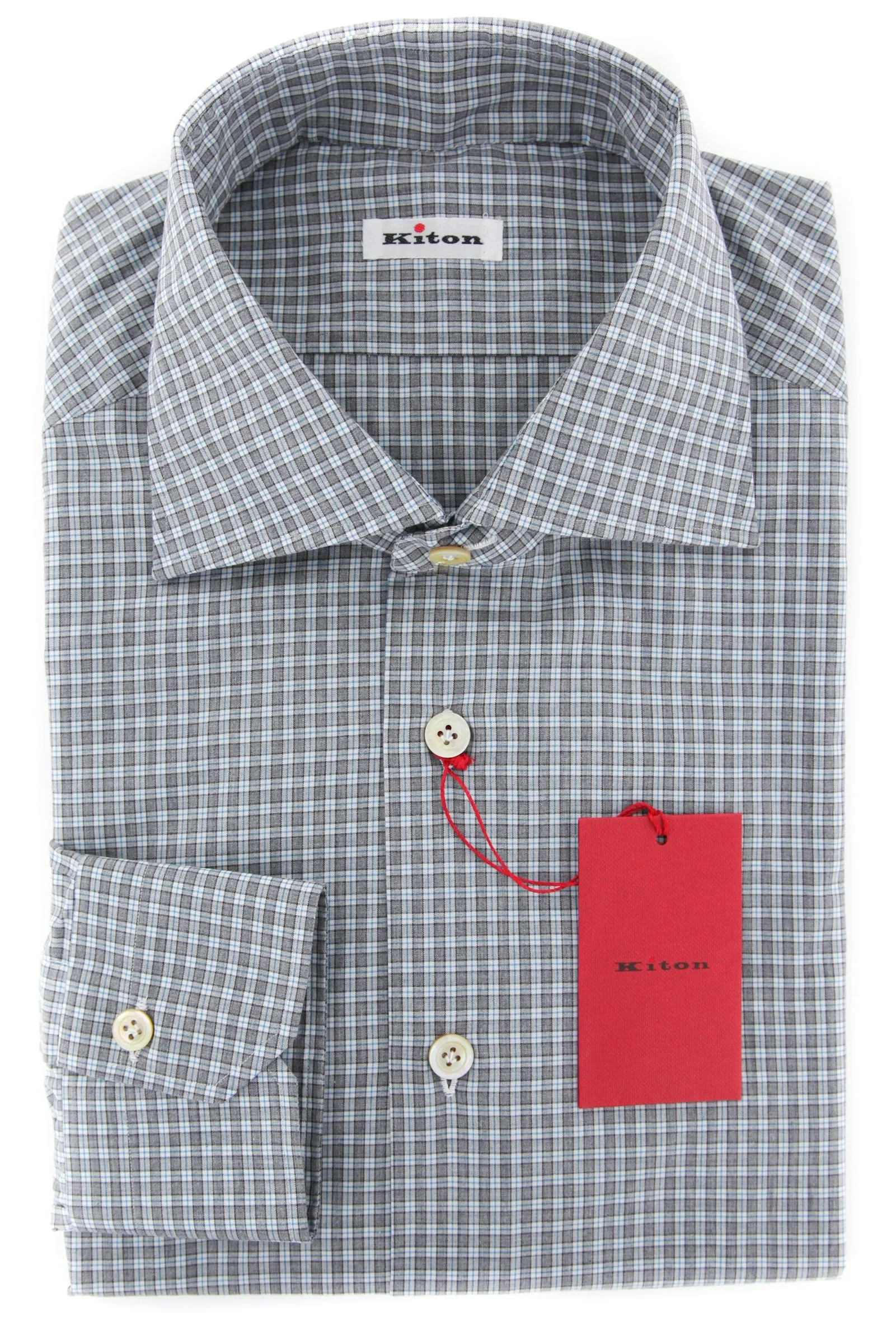 Kiton Gray Shirt - Slim