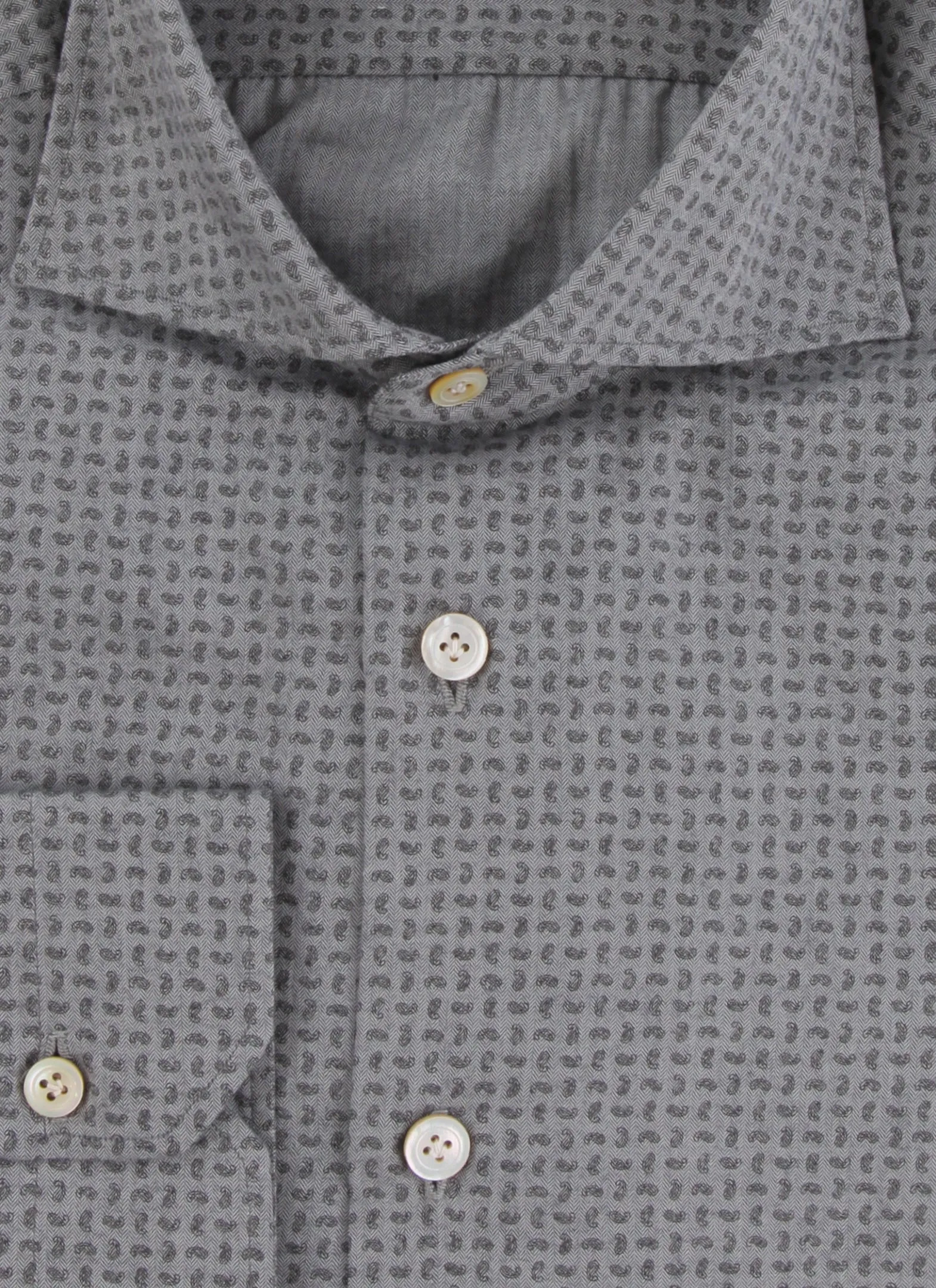 Kiton Gray Shirt - Slim