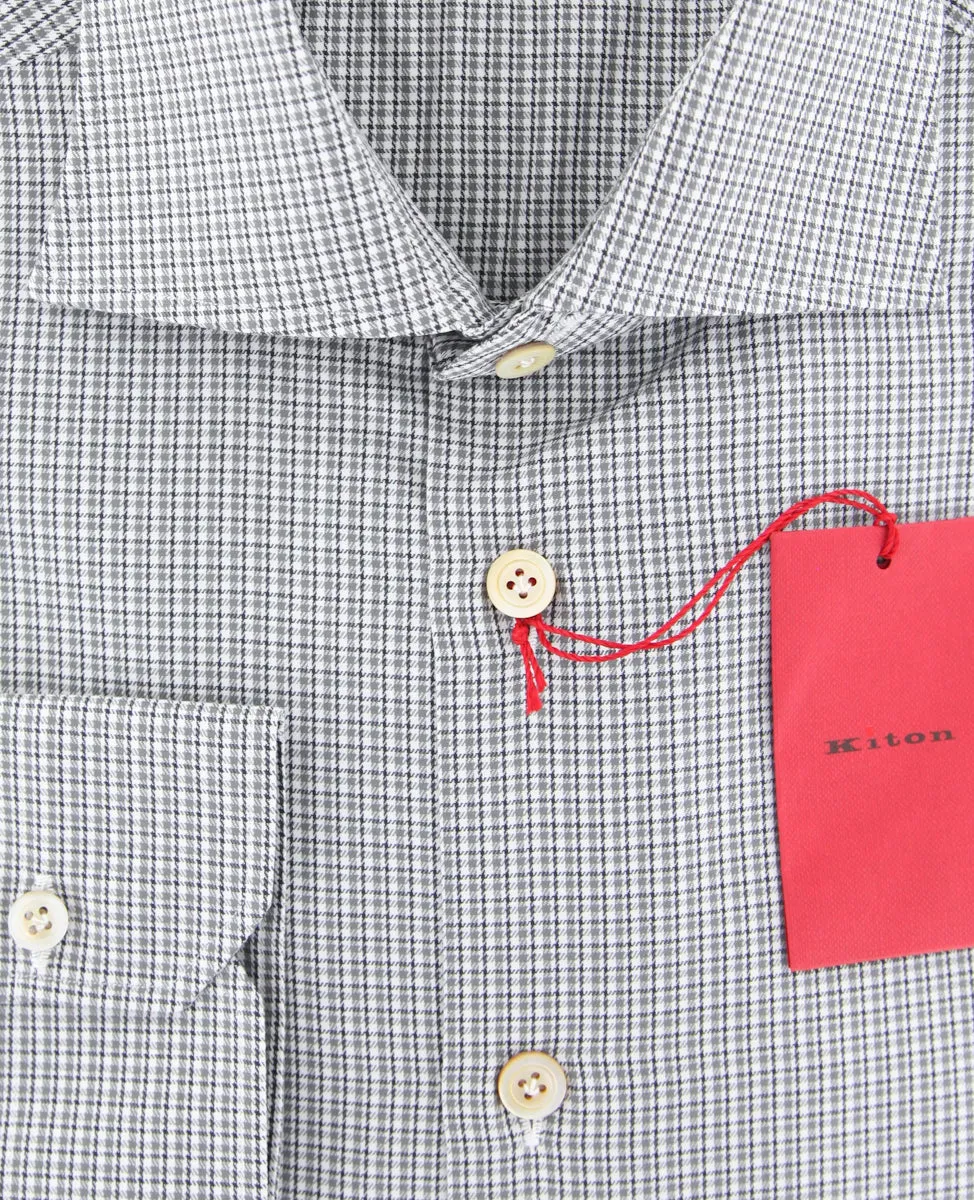 Kiton Gray Shirt - Slim
