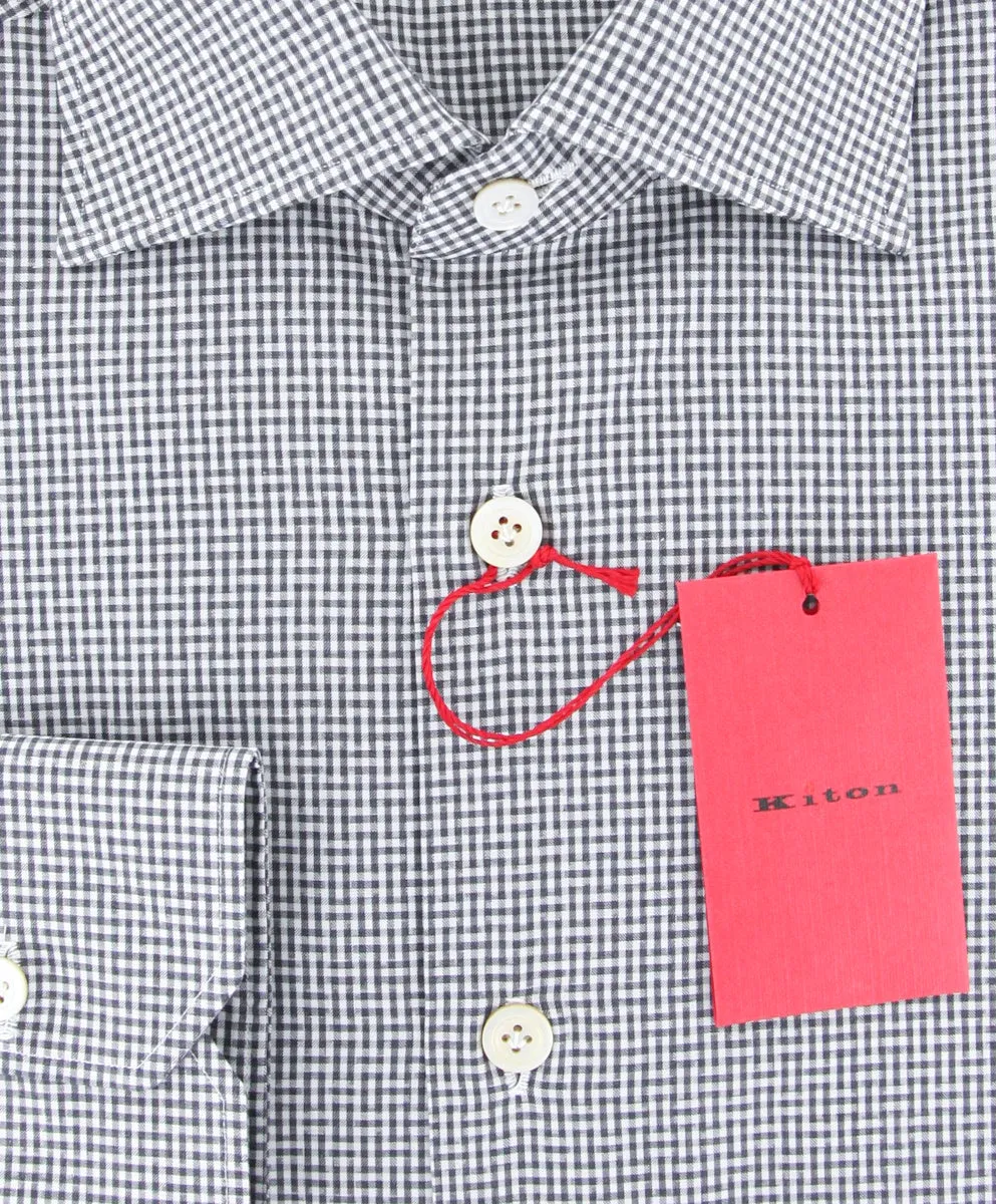 Kiton Gray Shirt - Slim