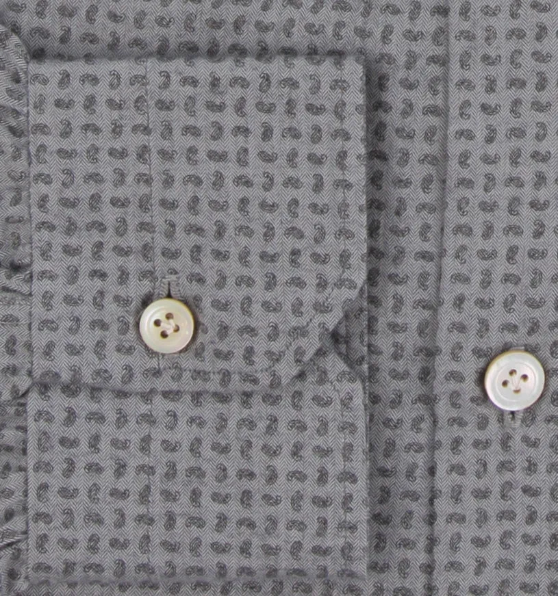 Kiton Gray Shirt - Slim