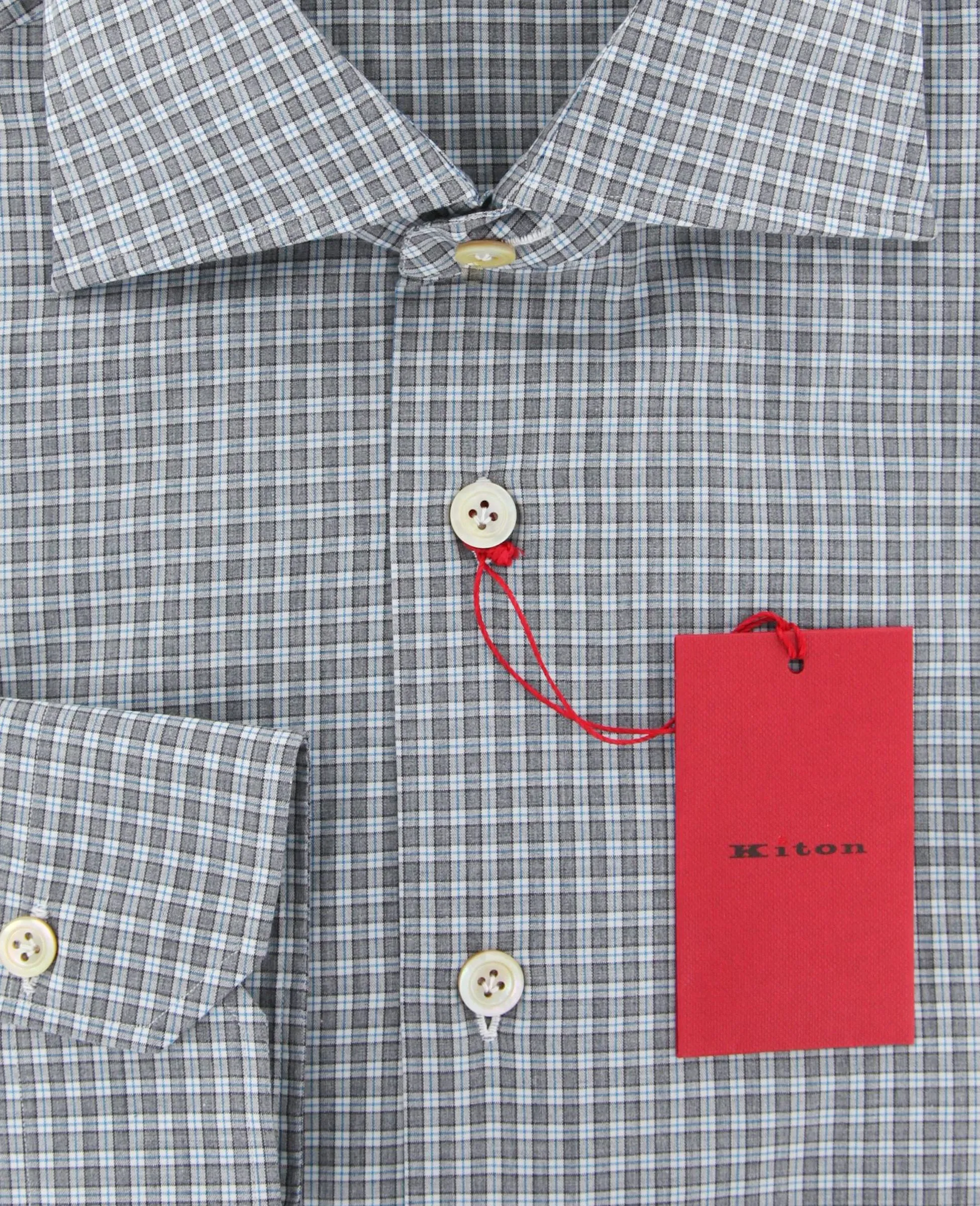 Kiton Gray Shirt - Slim
