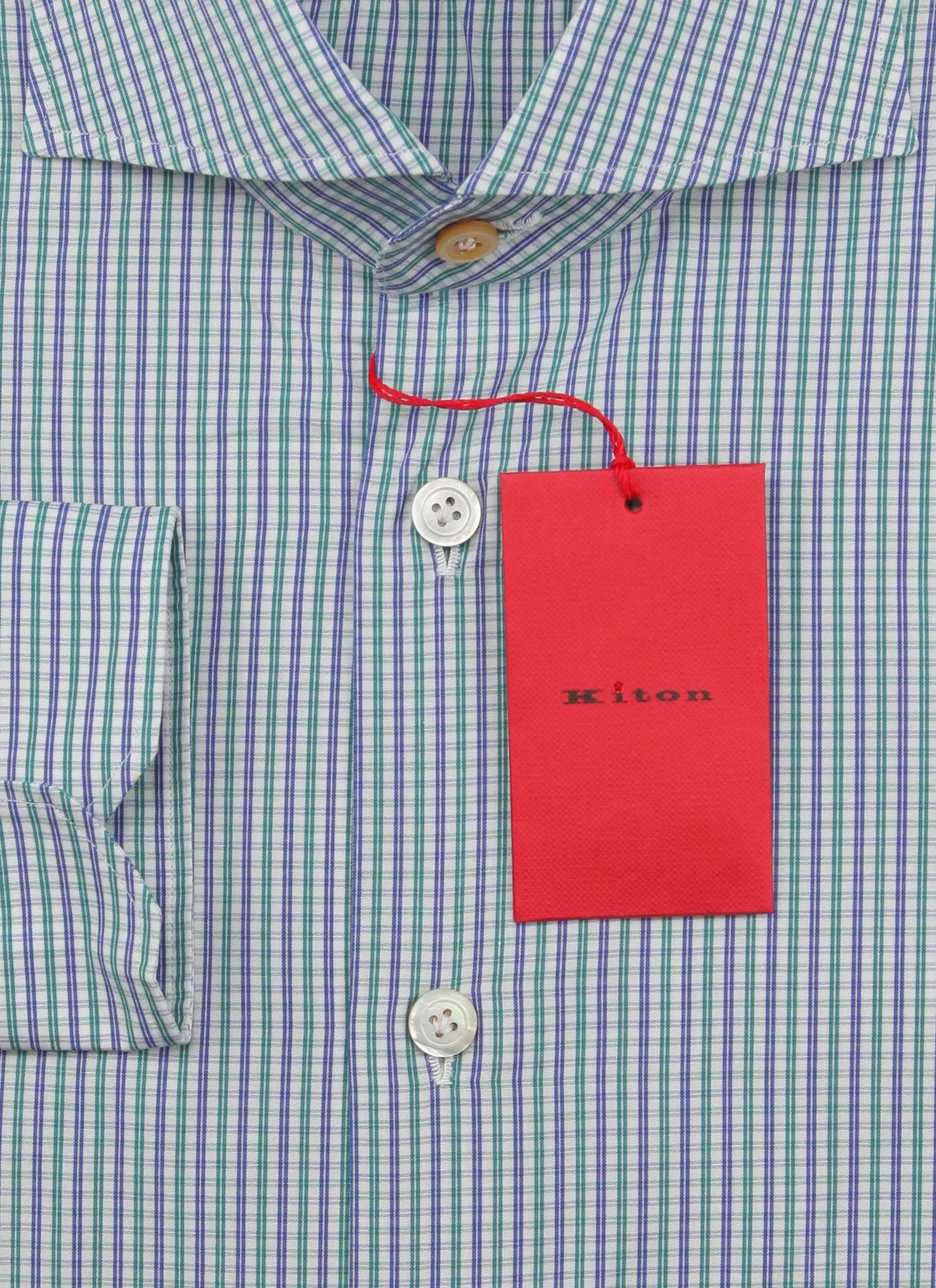 Kiton Green Shirt - Slim