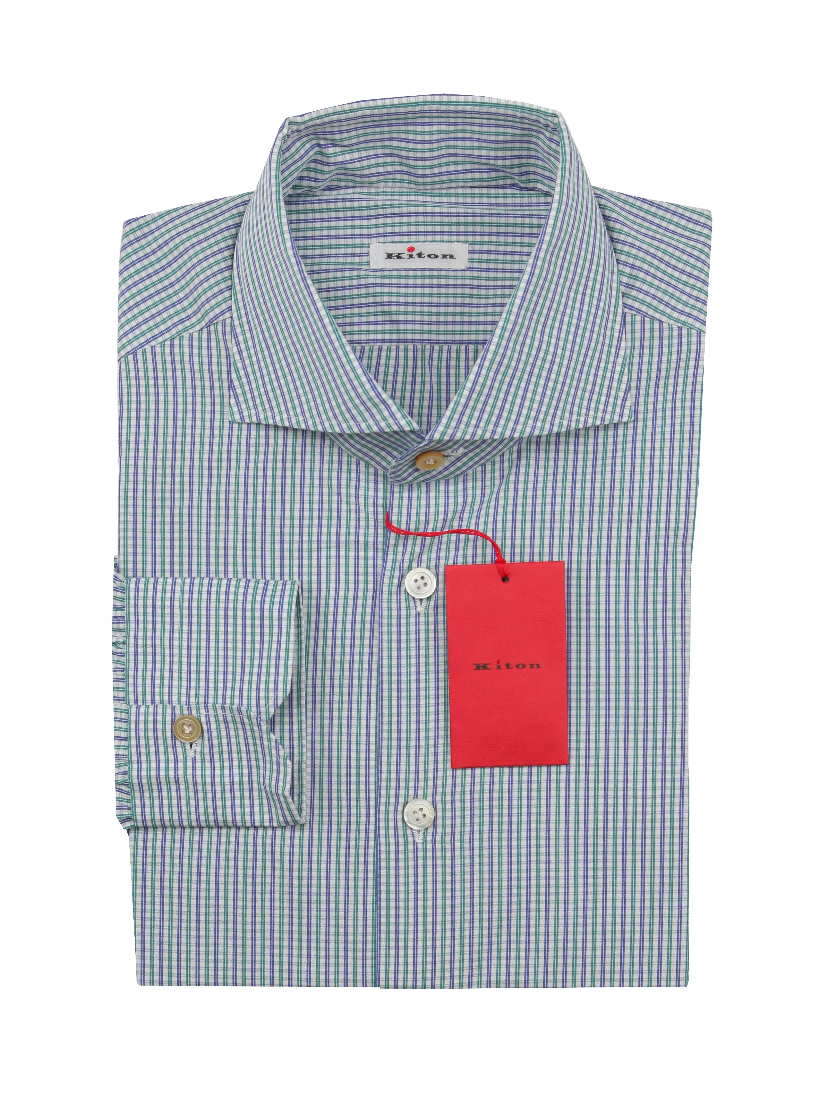 Kiton Green Shirt - Slim