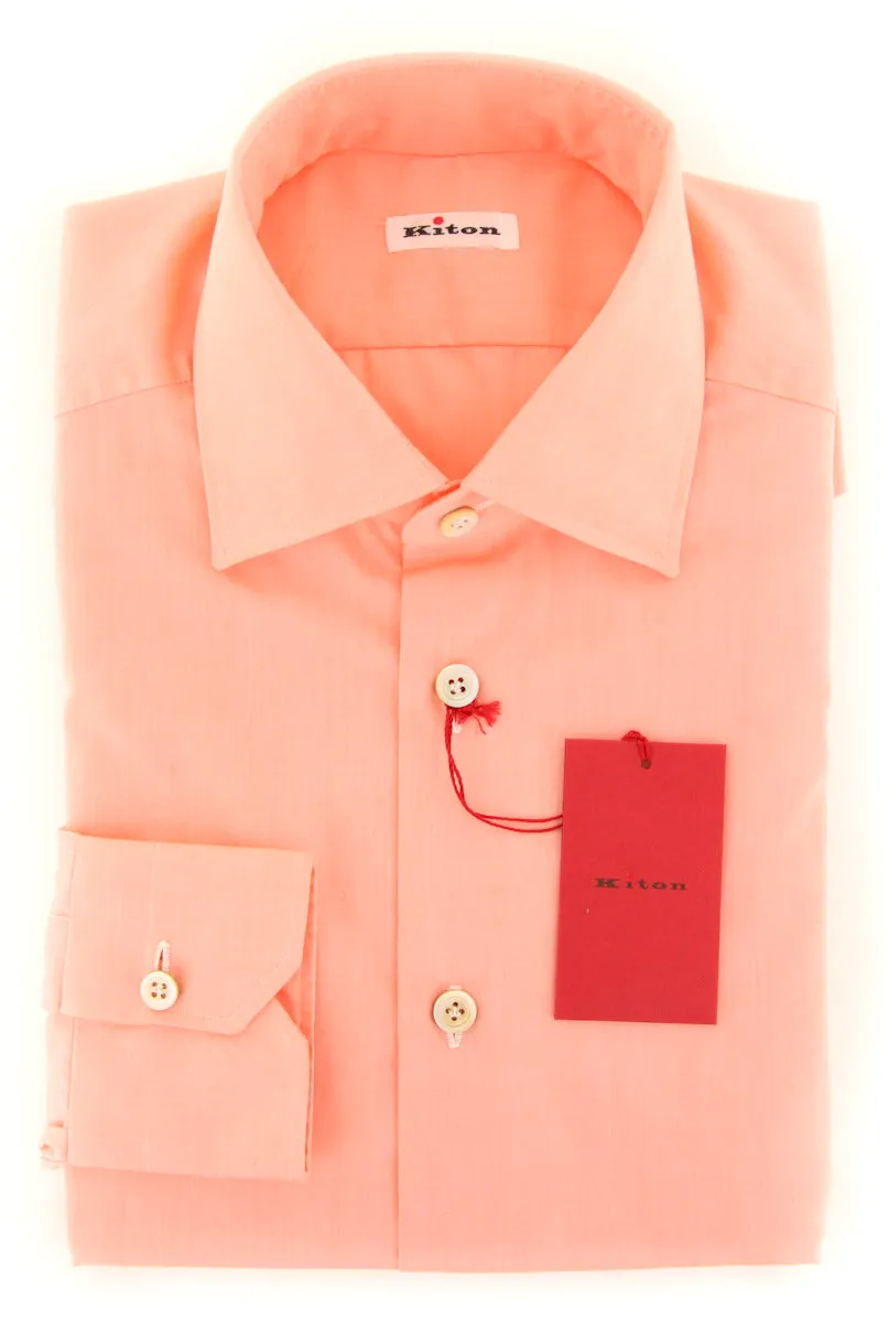 Kiton Orange Shirt - Slim