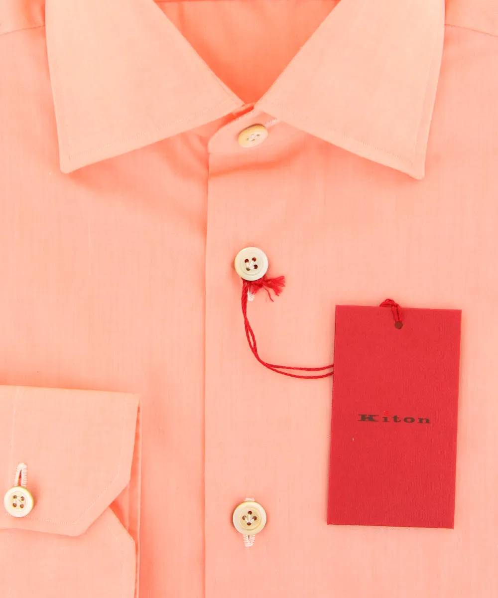 Kiton Orange Shirt - Slim