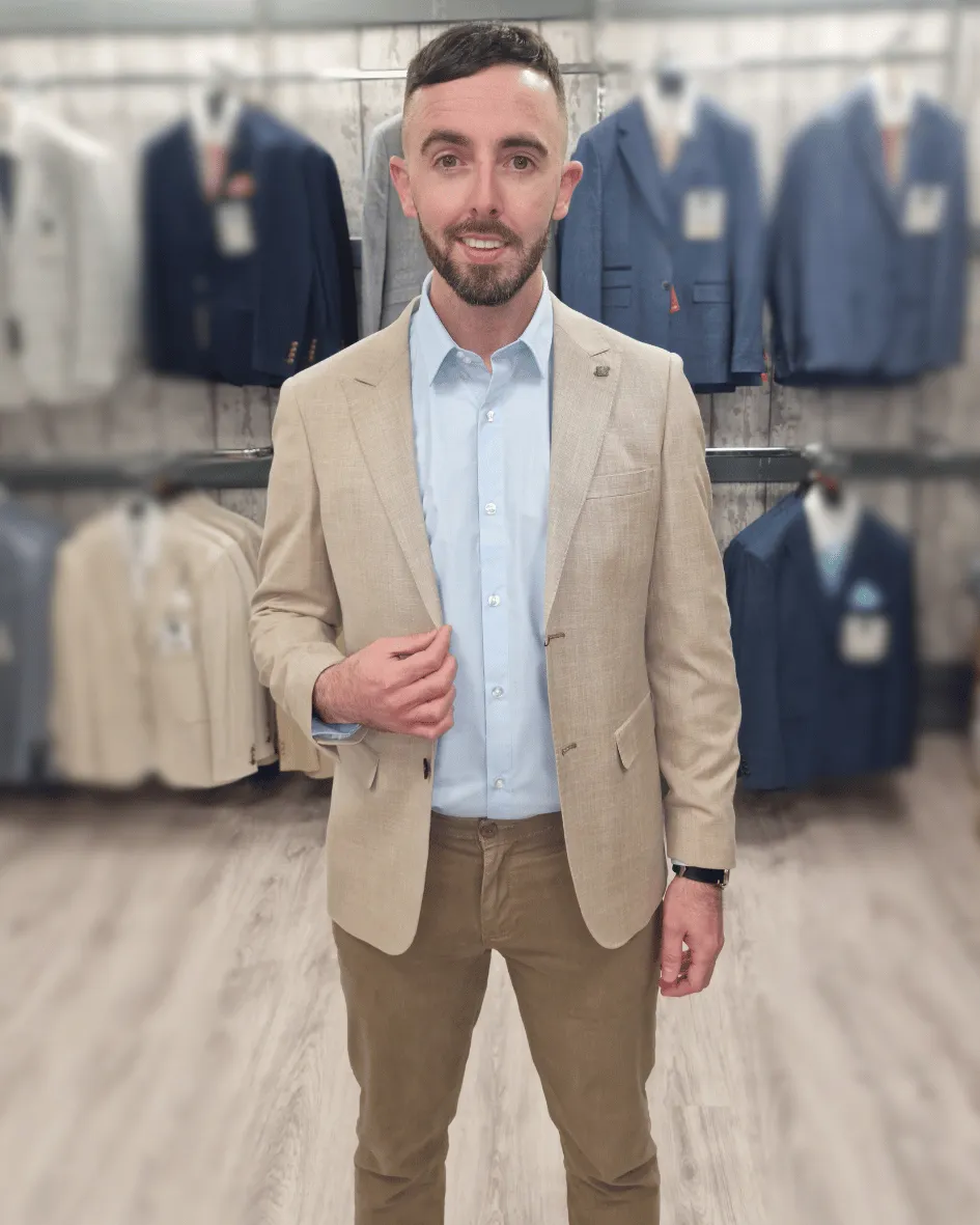 Kurt Beige Jacket with Sand Chino