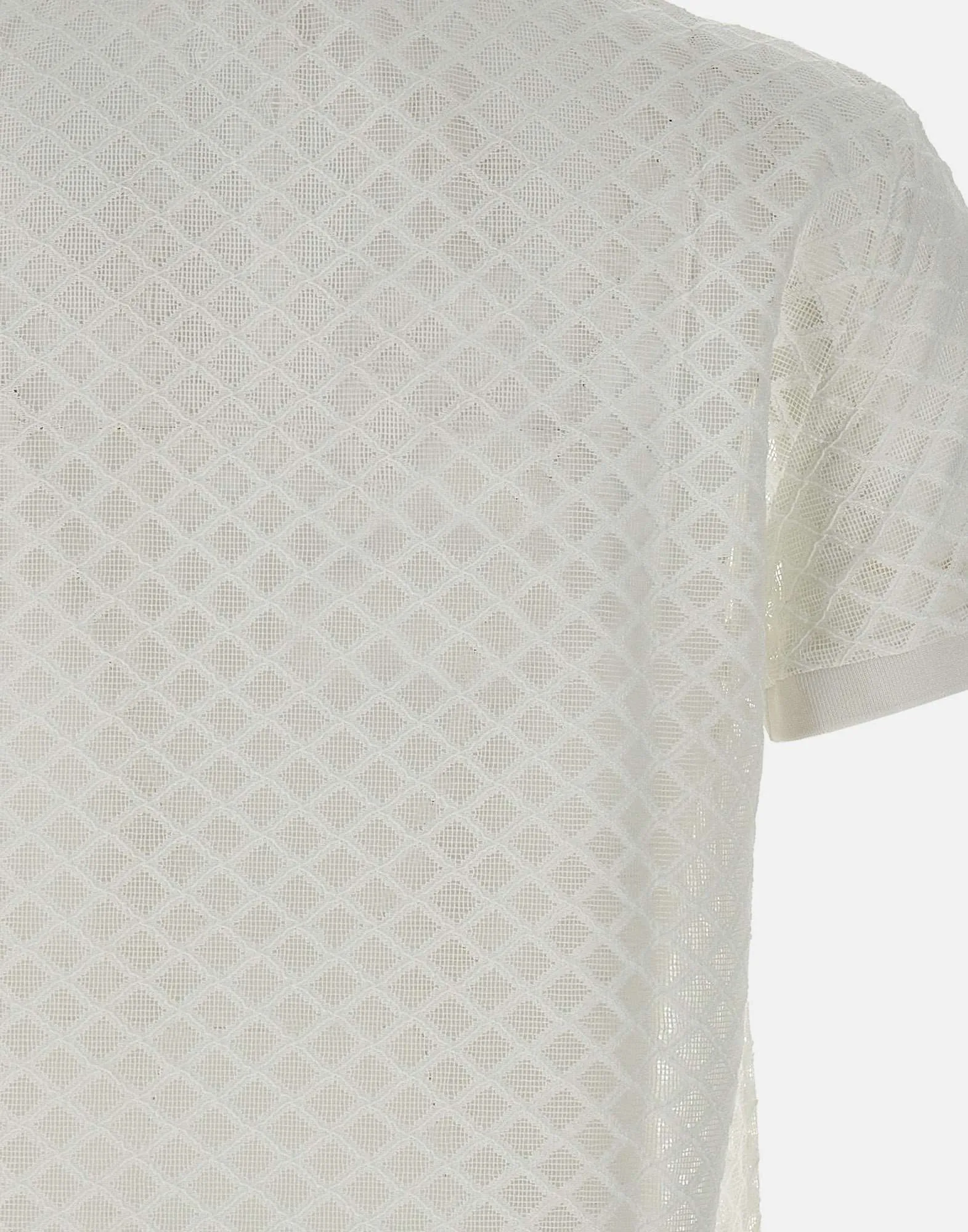 Lacoste Lace Polo White Slim Fit