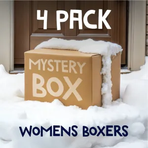 Ladies Boxer Shorts Bundle - 4 Pack Mystery Box