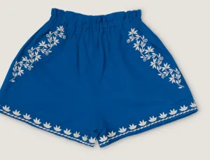 Lali Girls Paperbag Shorts Agean