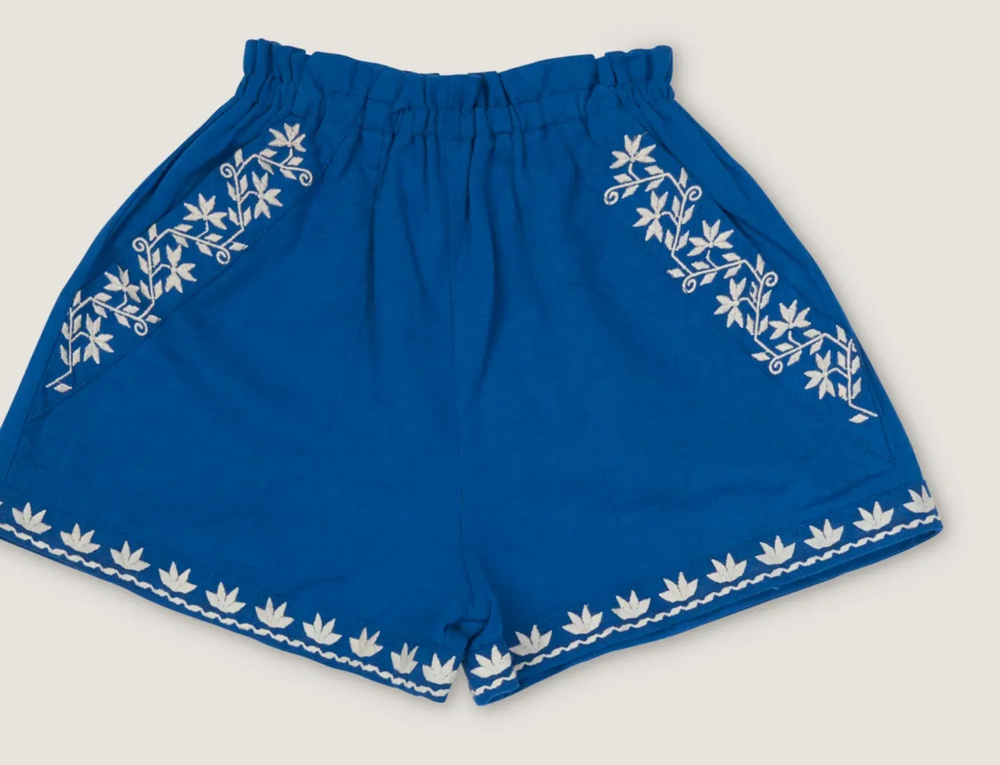 Lali Girls Paperbag Shorts Agean