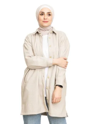 Latte Feather Shirt