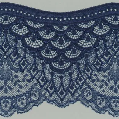 Leavers Trimming Lace #47 Night Blue