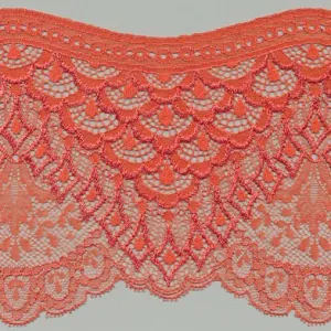 Leavers Trimming Lace #55 Flamingo