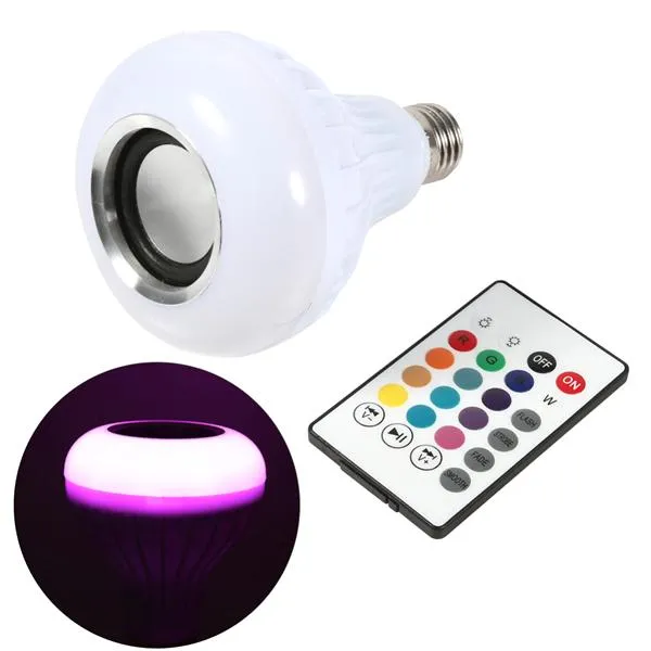 LED Smart Light Bulb With Built-In Bluetooth Speaker