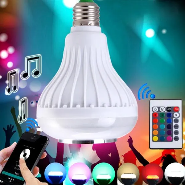 LED Smart Light Bulb With Built-In Bluetooth Speaker