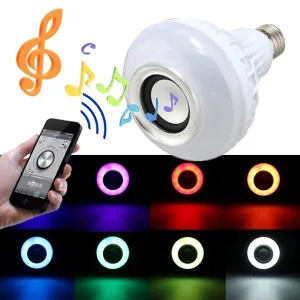 LED Smart Light Bulb With Built-In Bluetooth Speaker